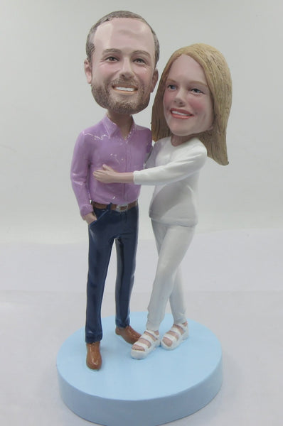 Couple Standing Together 2 Bobblehead