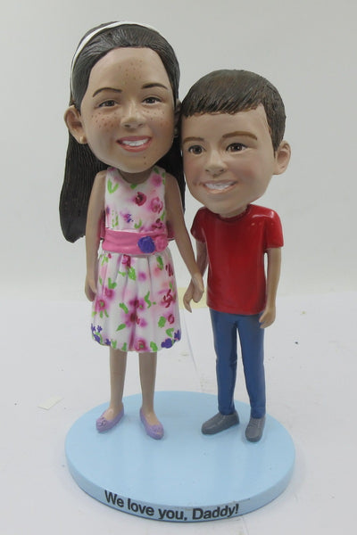 Sister and Brother Bobblehead