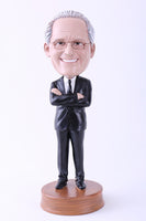 Guy in Slick Black Suit 2 Bobblehead