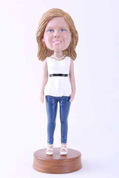 Female Going Out On The Town Bobblehead