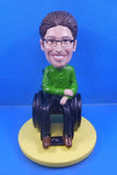 Person Sitting in Wheelchair Bobblehead