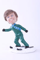 Skier Bobblehead