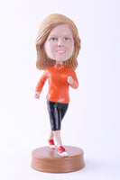 Female Jogger Bobblehead