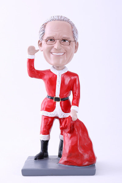 Santa Outfit Bobblehead (9" Tall)