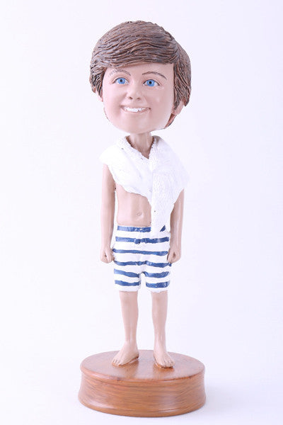 Swimmer Bobblehead (9" Tall)