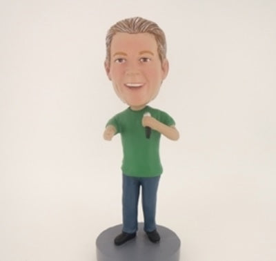 Man with Mic Bobblehead