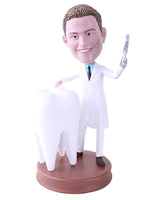 Dentist with Tooth Bobblehead
