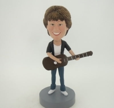 Female Guitar Player 2 Bobblehead