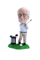 Golfer with Golf Bag Bobblehead
