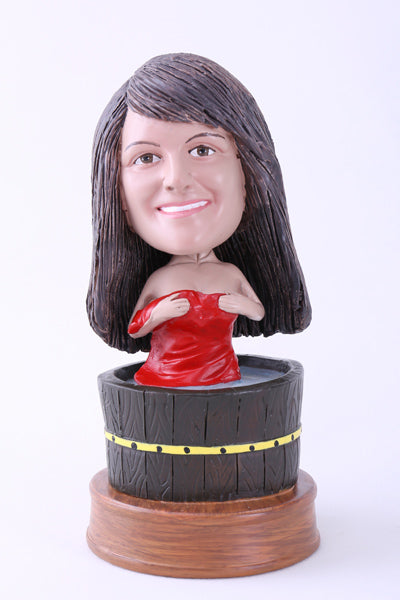 Woman in Hot Tub Bobblehead