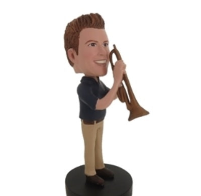 Trumpet Player Bobblehead