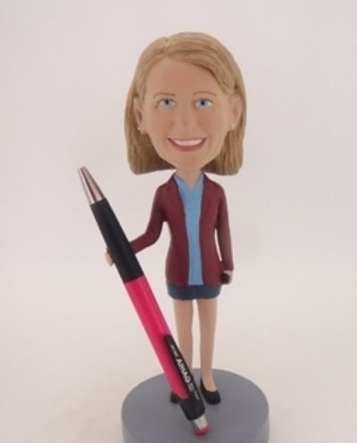 Writer Bobblehead