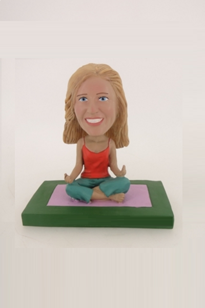 Doing Yoga Bobblehead